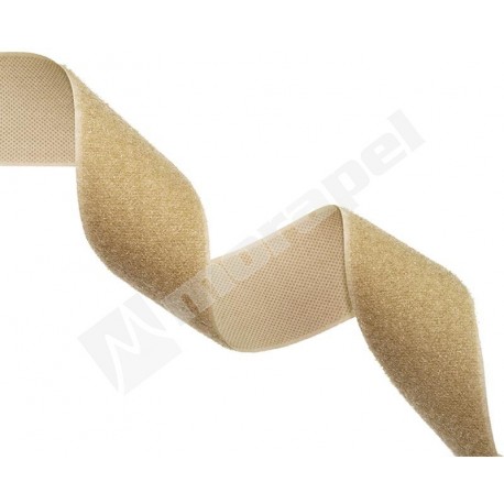 TAŚMA RZEP 25 MM PĘTELKA KOLOR BEŻ 101