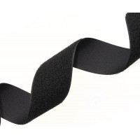 TAŚMA RZEP 25 MM PĘTELKA KOLOR CZARNY