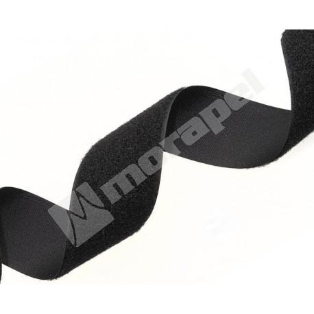 TAŚMA RZEP 25 mm PĘTELKA CZARNY