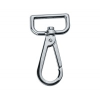 KARABINEK METALOWY ECO FM 713/30 NIKIEL 30 MM