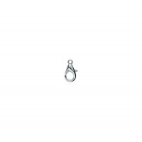 KARABINEK METALOWY H 1092/H-12 NICKEL SMALL 12 MM